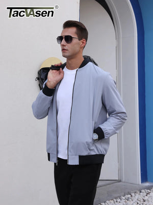 Veste décontractée / blouson bomber avec traitement hydrofuge "TACVASEN - TJ612" - Planète Rando