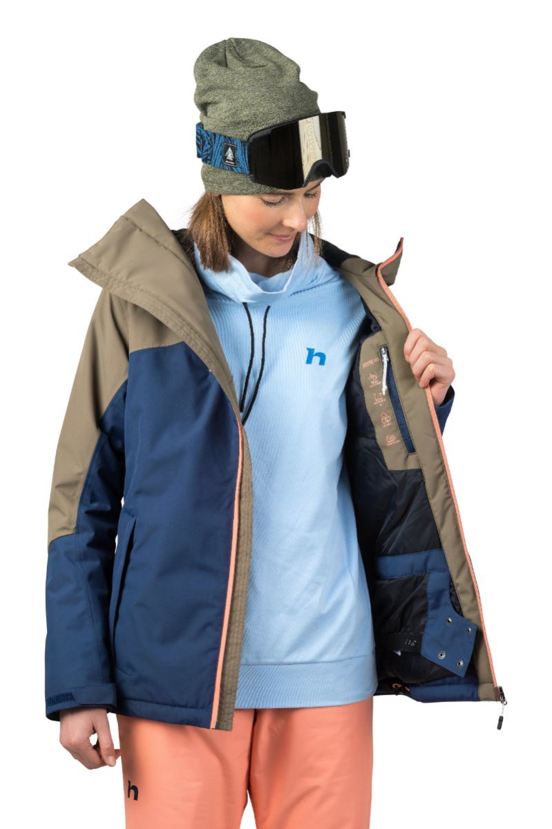 Veste / Hardhsell avec membrane Resstex 10 000mm et technologie Duratherm classic "Hannah − MAKY COL" - Planète Rando