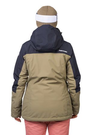 Veste / Hardhsell avec membrane Resstex 10 000mm et technologie Duratherm classic "Hannah − MAKY COL" - Planète Rando