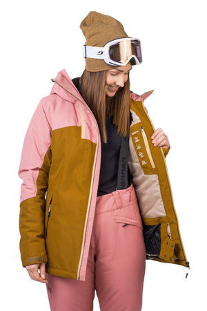 Veste / Hardhsell avec membrane Resstex 10 000mm et technologie Duratherm classic "Hannah − MAKY COL" - Planète Rando