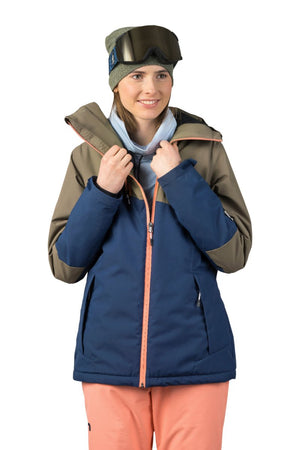 Veste / Hardhsell avec membrane Resstex 10 000mm et technologie Duratherm classic "Hannah − MAKY COL" - Planète Rando
