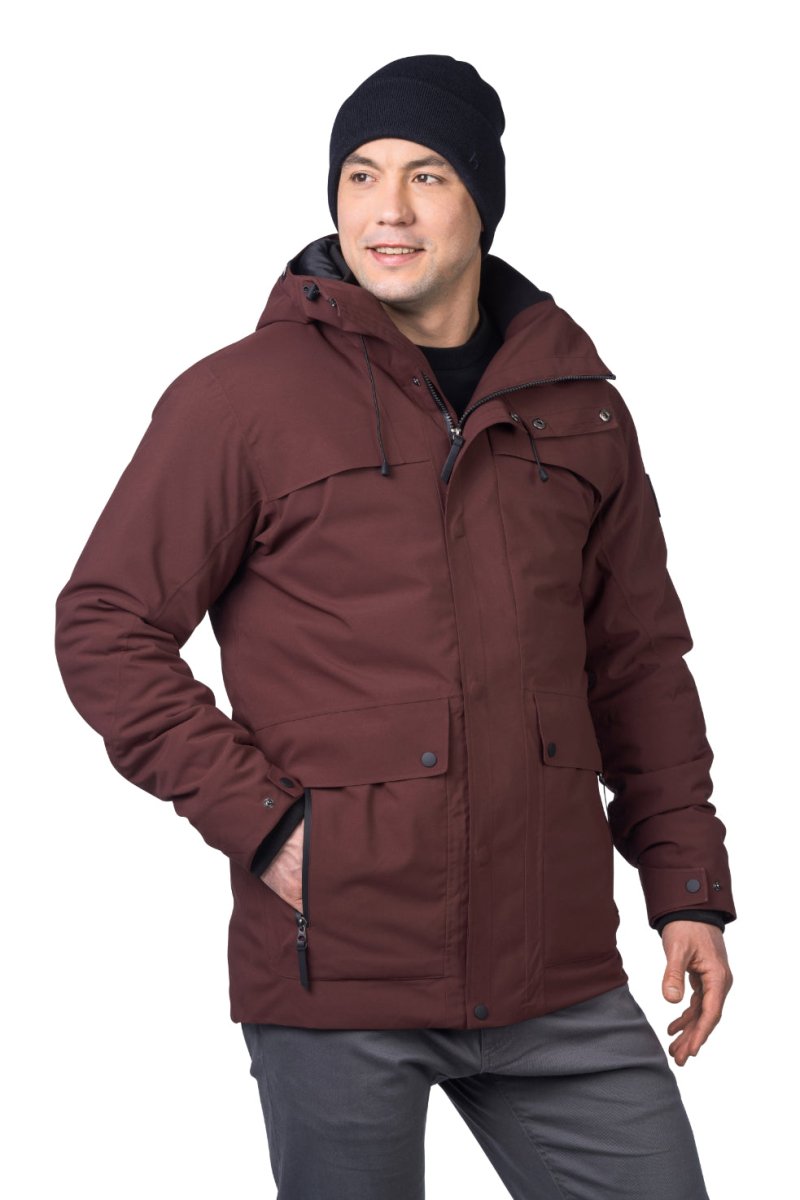 Veste imperméable / Parka avec Resstex membrane 5000mm Duratherm High Loft pour homme "Hannah − NORTHPOLE" - Planète Rando