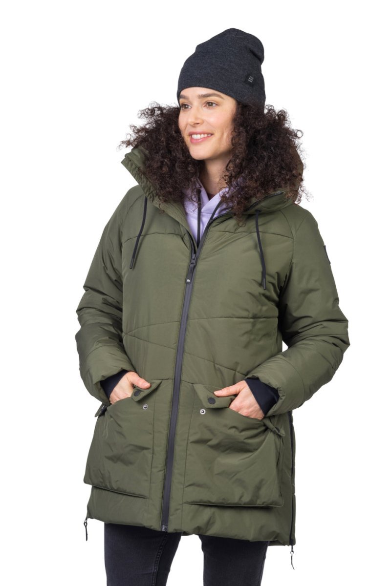 Veste imperméable / parka d'hiver avec membrane Resstex 5000mm et Duratherm High Loft pour femme "Hannah − REBECA" - Planète Rando