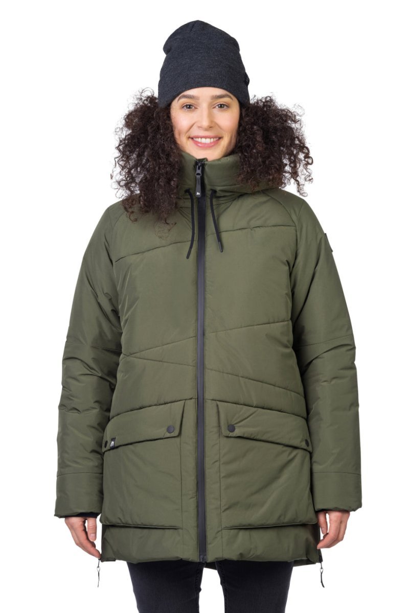 Veste imperméable / parka d'hiver avec membrane Resstex 5000mm et Duratherm High Loft pour femme "Hannah − REBECA" - Planète Rando