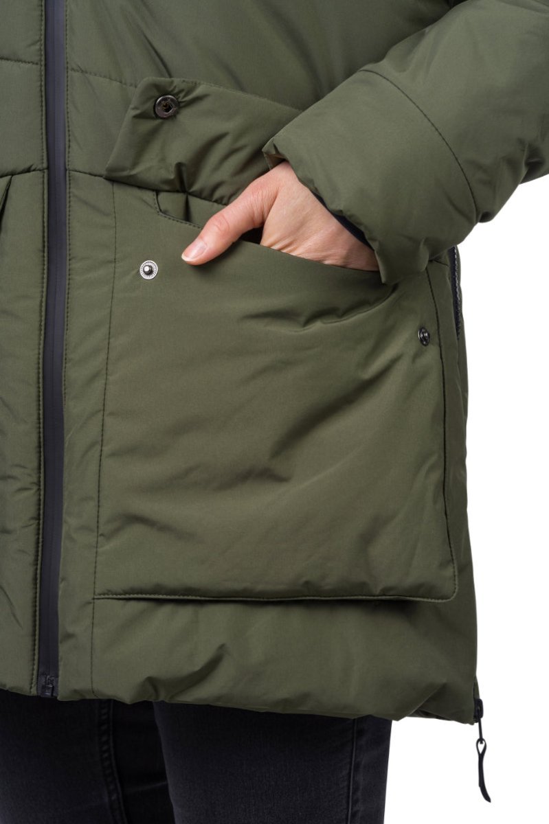 Veste imperméable / parka d'hiver avec membrane Resstex 5000mm et Duratherm High Loft pour femme "Hannah − REBECA" - Planète Rando