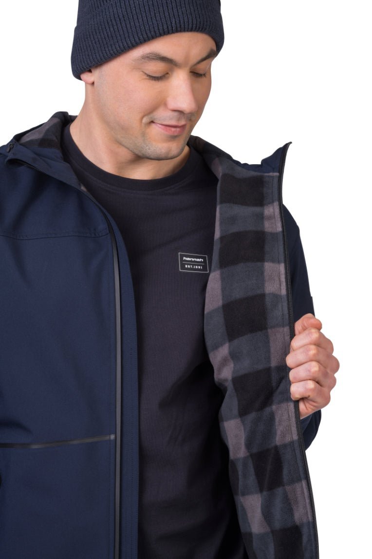 Veste / Softshell de randonnée avec membrane déperlante 8000mm et respirante "Hannah − WANDER" - Planète Rando