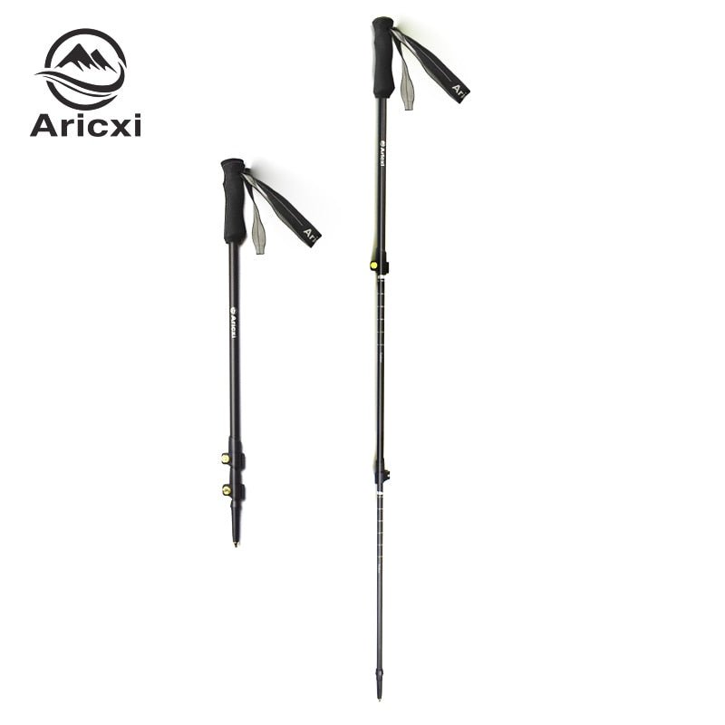 Bâton de randonnée / marche nordique ultraléger en fibre de carbone 340g "Aricxi - Flip Locks Ultralight" - | Planète Rando