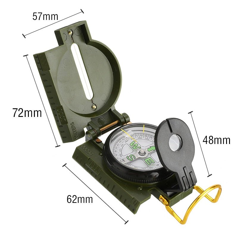 1pc poche de métal lumineux boussole montre style anneau trousseau pour  camping extérieur randonnée boussole - Cdiscount Sport