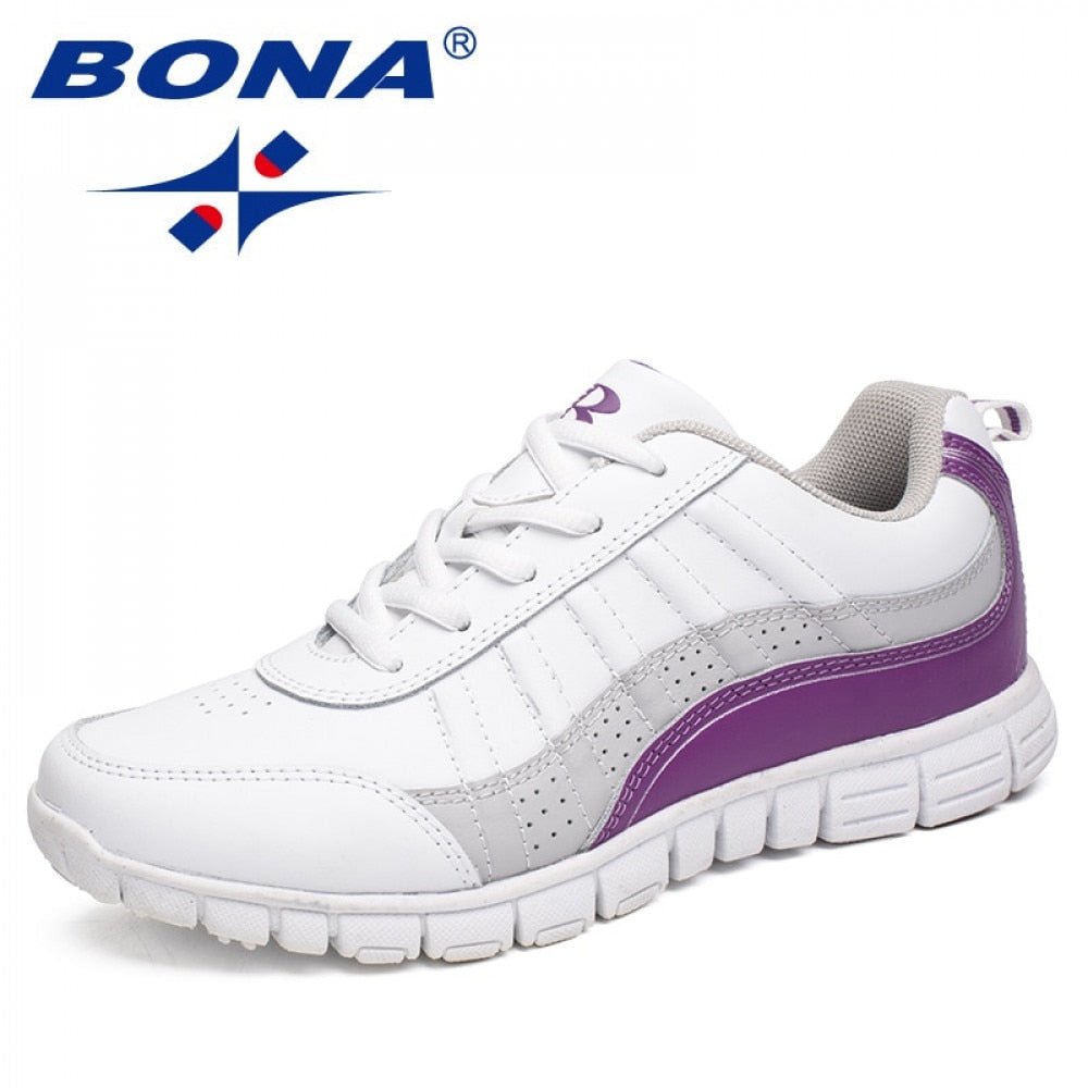 Chaussures de marche / course à lacets pour femme taille 36-41 "BONA – Casual sport" - Planète Rando
