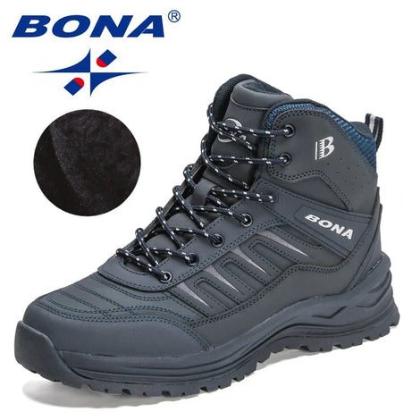 Chaussures de randonnée avec doublure en peluche pour homme et femme "BONA - 36879" - Planète Rando