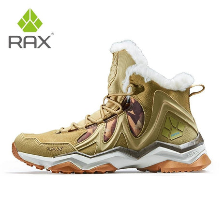 Chaussures de randonnée imperméables avec doublure polaire "Rax - Winter Hiking" - Khaki / 39 | Planète Rando