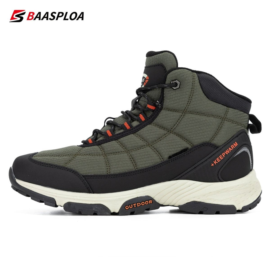 Chaussures de randonnée imperméables et antidérapantes "Baasploa - Keep Warm" - Vert / 41 | Planète Rando