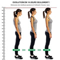 Correcteur de posture ajustable pour le dos, les épaules et la colonne vertébrale 