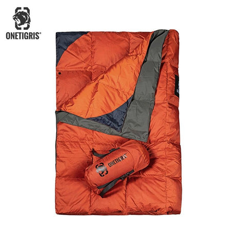 Couverture de camping ultralight en duvet de canard 735g 5 °C "OneTigris - Snap buttons" - | Planète Rando