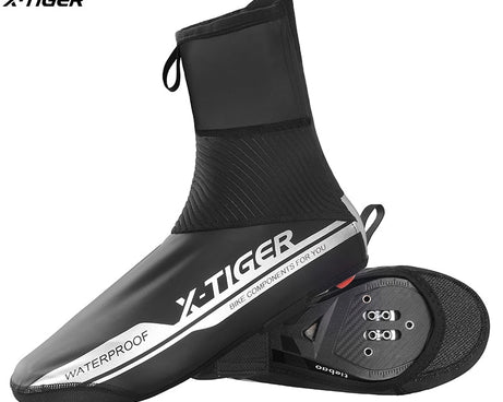 Couvre-chaussures de vélo imperméable & réfléchissant "X-TIGER - Shoes cover" - Planète Rando