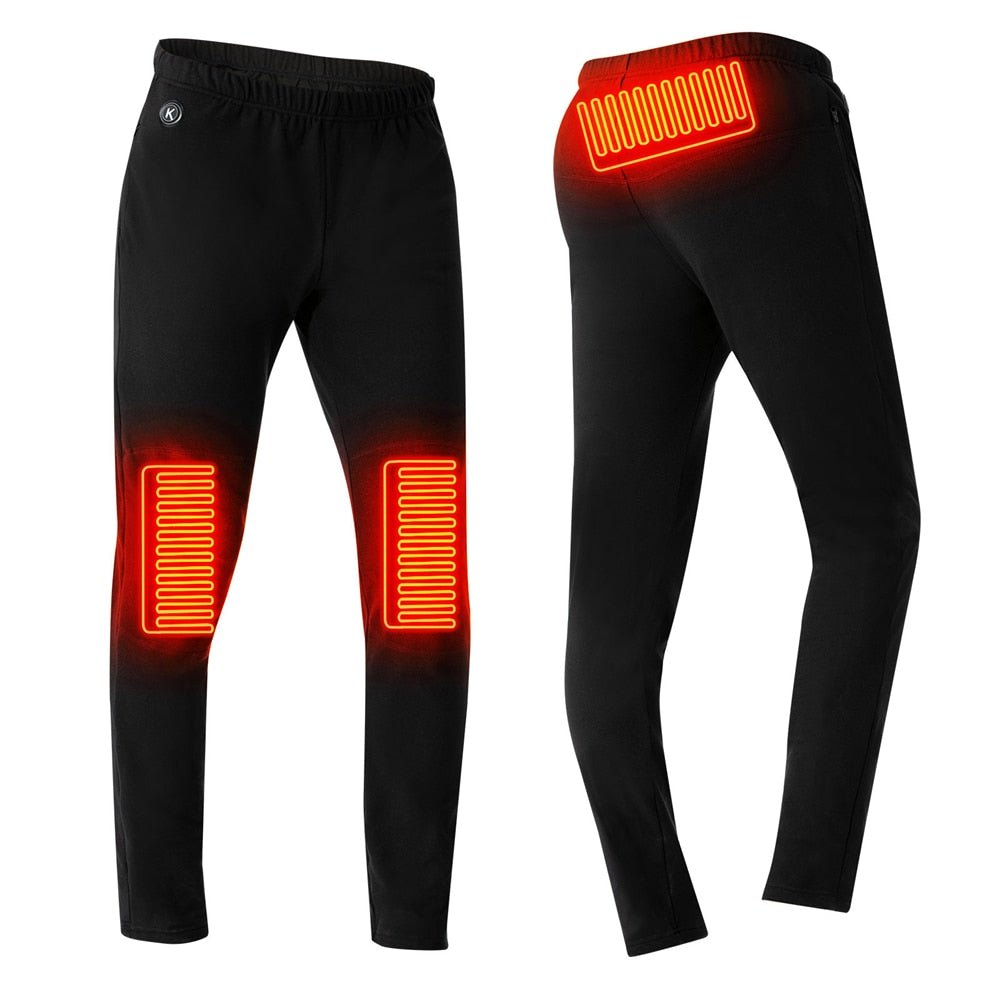 Sous-vêtement,Veste de moto chauffante,sous-vêtements  thermiques,combinaison USB - Pantalon pour homme noir Blanc - Cdiscount  Sport