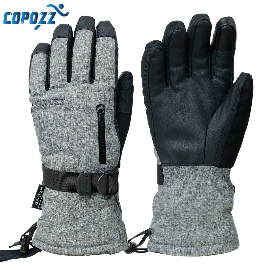 Gants de ski imperméables avec poche et compatibilité tactile "COPOZZ - Insultate" - | Planète Rando