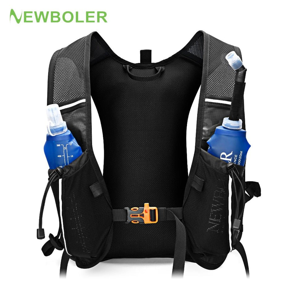 Geila Sac à dos d'hydratation, gilet d'hydratation pour course à pied, sac  à dos respirant pour le sport, le marathonien, la course à pied, le sac à  dos d'eau légère (bleu) 