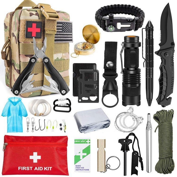 Kit de survie complet / EDC / premier secours Emergency Survival –  Planète Rando