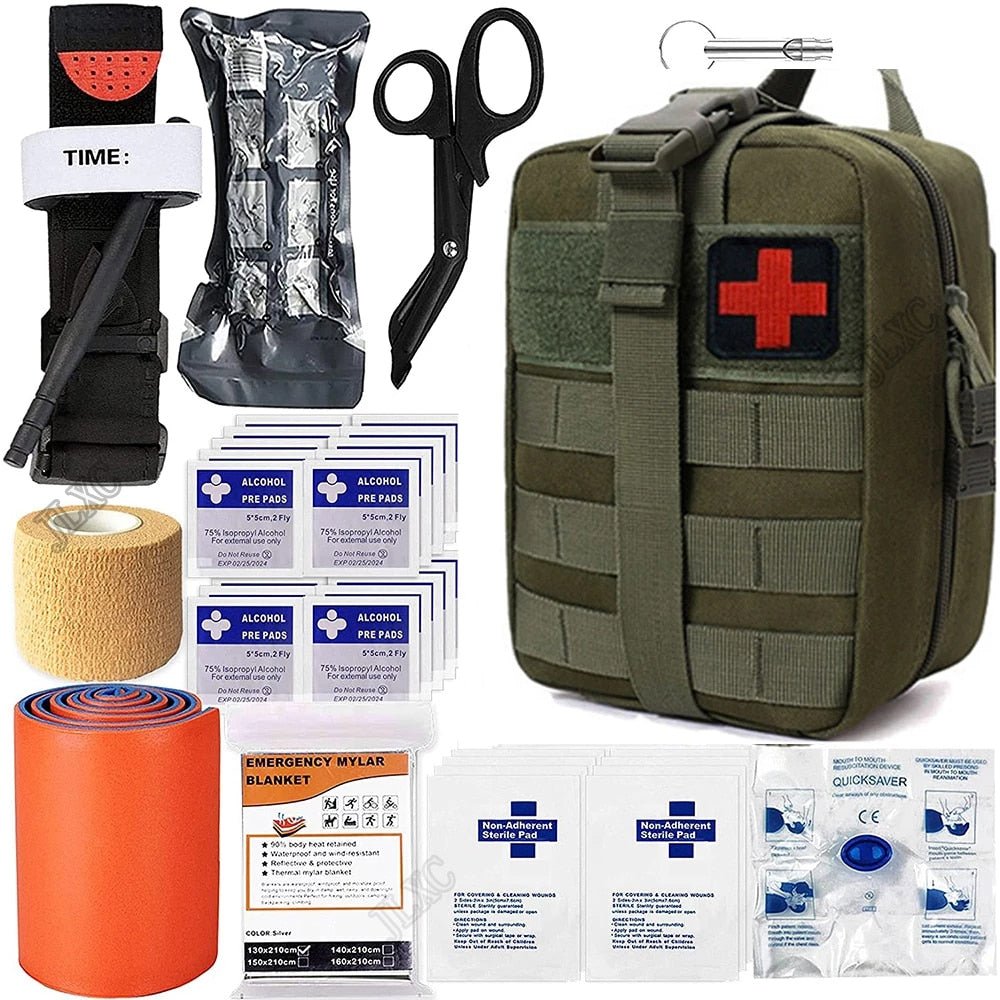 Kit de survie d'urgence pour les premiers secours "JLXC - IFAK EMT" - | Planète Rando