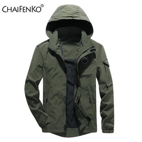 Manteau imperméable à capuche pour homme "CHAIFENKO - New adventure" - Planète Rando