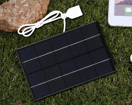 Mini-panneau solaire ultra-léger USB 5W / 5V "Luxuglow - Solar panel" - Planète Rando