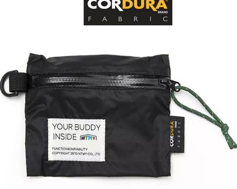 Mini porte-monnaie / sacoche de rangement étanche 50g "Cordura Fabric - Your Buddy Inside" - Planète Rando