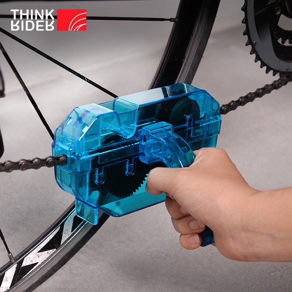 Nettoyeur De Chaîne Pour Vélo - Boîtier Transparent Avec Brosse, Pour VTT, Route, Gravel, Trajets Quotidiens