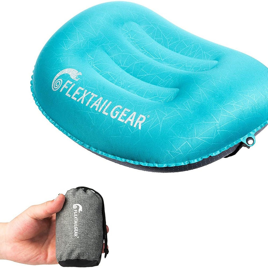 Oreiller gonflable ultraléger & ergonomique 105g "FLEXTAILGEAR - Outdoor pillow" - | Planète Rando