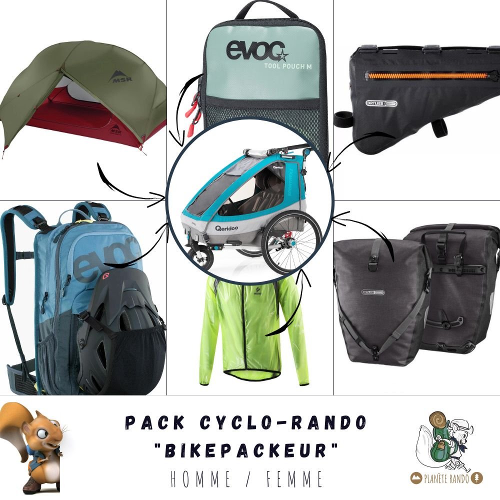 Pack cyclo-rando "Bikepackeur" - Planète Rando