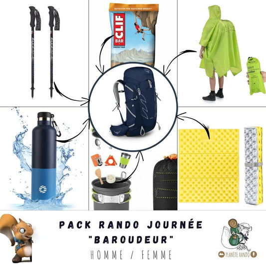 Pack rando journée "Baroudeur" - | Planète Rando