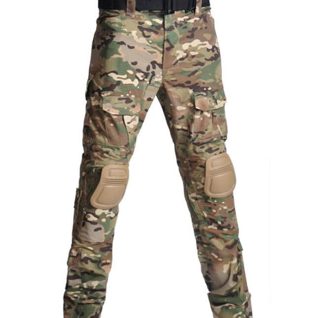 Pantalon tactique avec genouillères "HAN WILD - G2 Pants" - CP Camouflage / 40 | Planète Rando