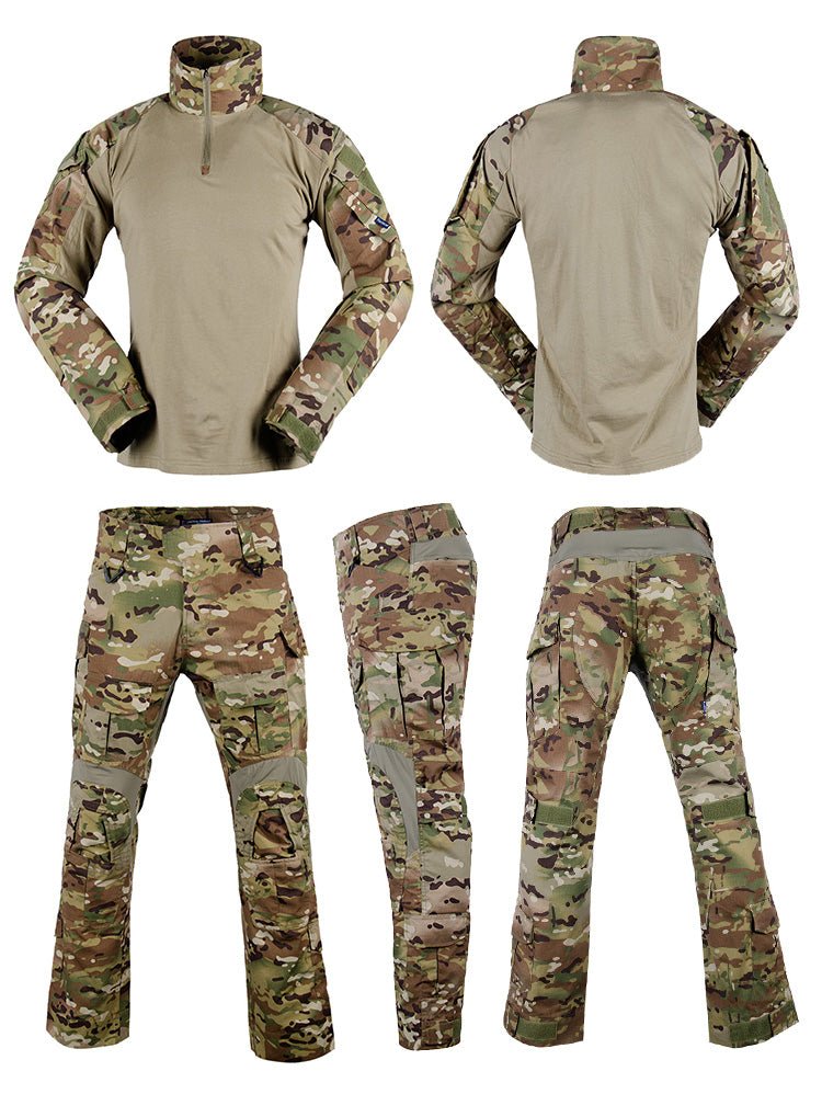 YZRDY Tactique De Camouflage Vêtements Militaires Costume Hommes De L'armée  Américaine De Vêtements De Combat Militaire Shirt Cargo Pantalons  Genouillères (Color : ACU, Size : L.) : : Sports et Loisirs