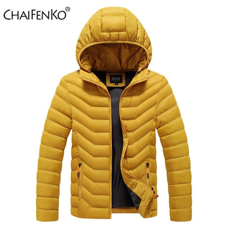 Parka d'hiver à capuche chaude pour homme 1kg "CHAIFENKO – Down Jacket" - | Planète Rando