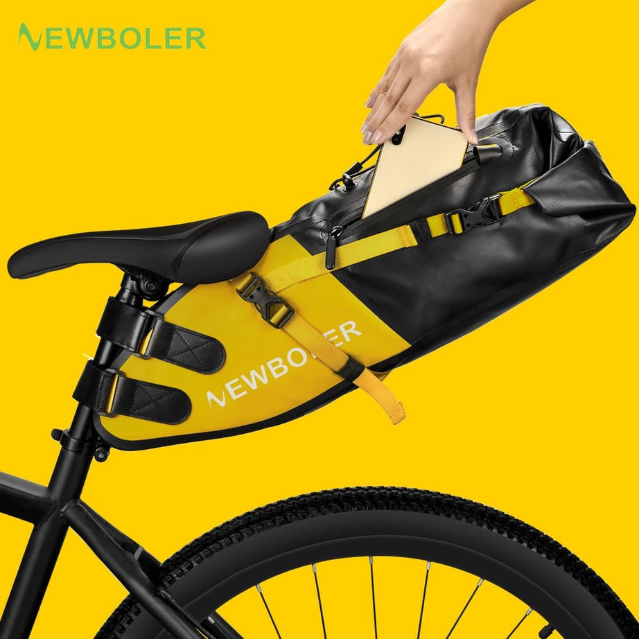 Sacoche de vélo arrière pliable & étanche "Newboler – BAG040 series" - Planète Rando