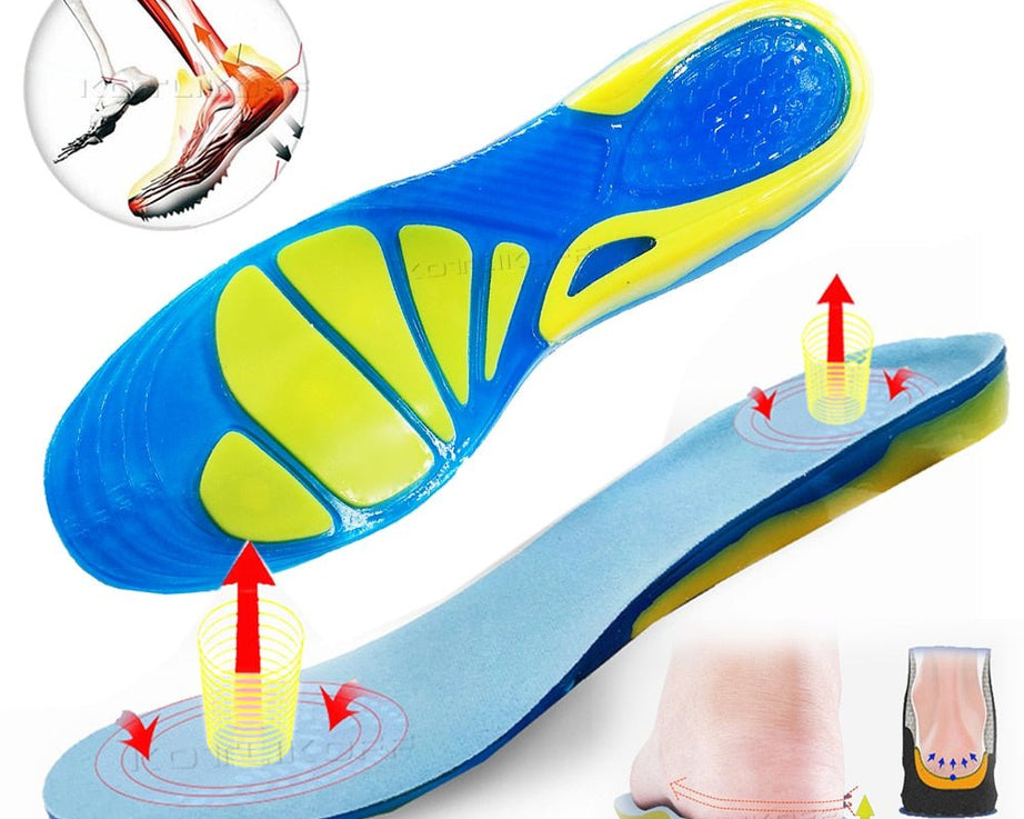 Semelles orthopédiques souples antidérapantes en silicone pour chaussures de sport "KOTLIKOFF - Sport" - Planète Rando