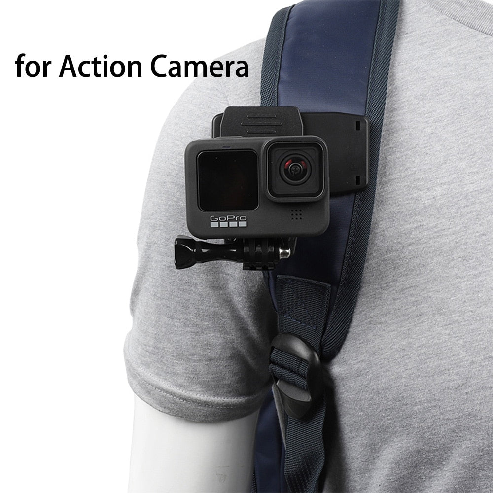18€54 sur Support de Clip de Sac à Dos de Caméra d'Action 360