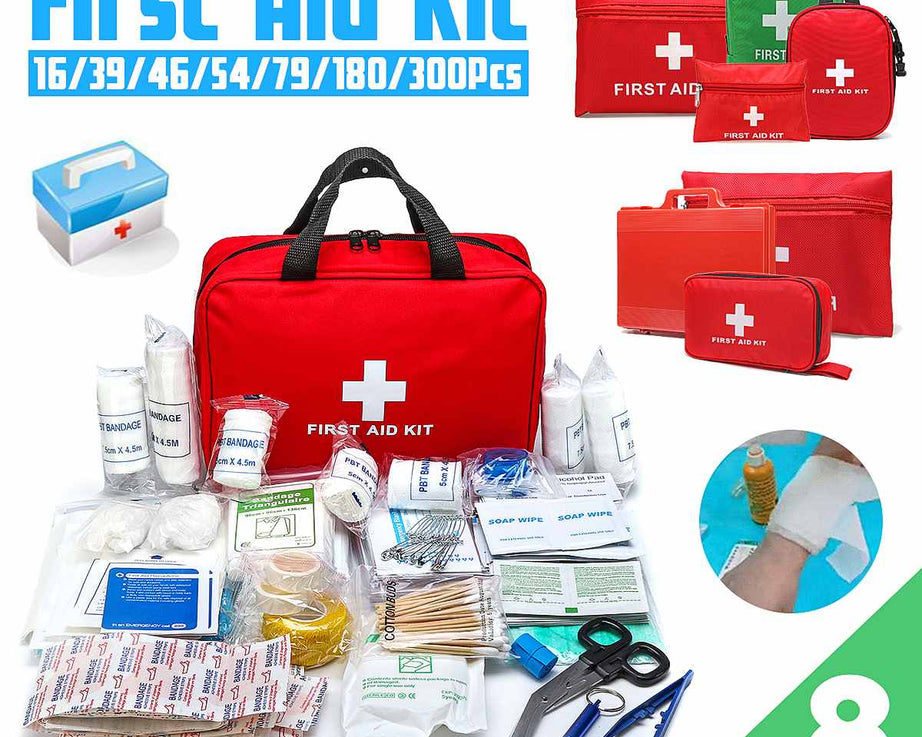 Trousse de premiers secours / mini sac d'urgence pour le camping 16 à 300 pièces "First Aid Kit" - Planète Rando