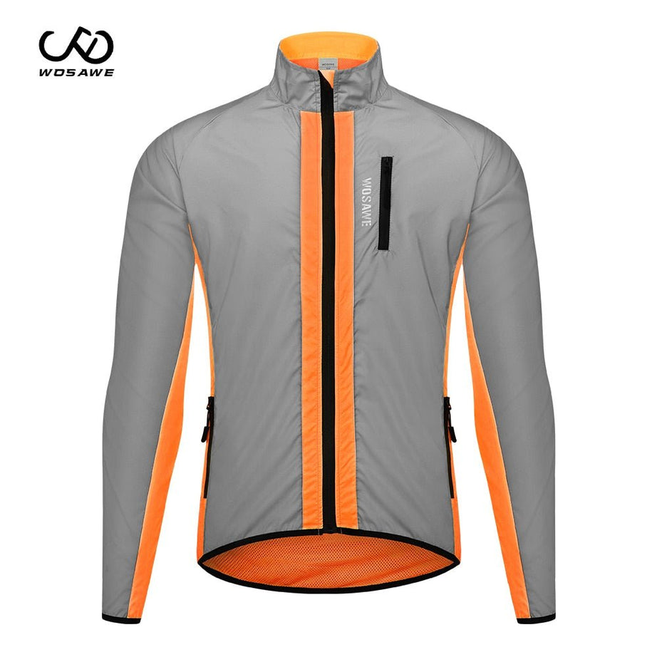 Veste de cyclisme imperméable haute visibilité pour homme "WOSAWE – Reflective jacket" - Planète Rando